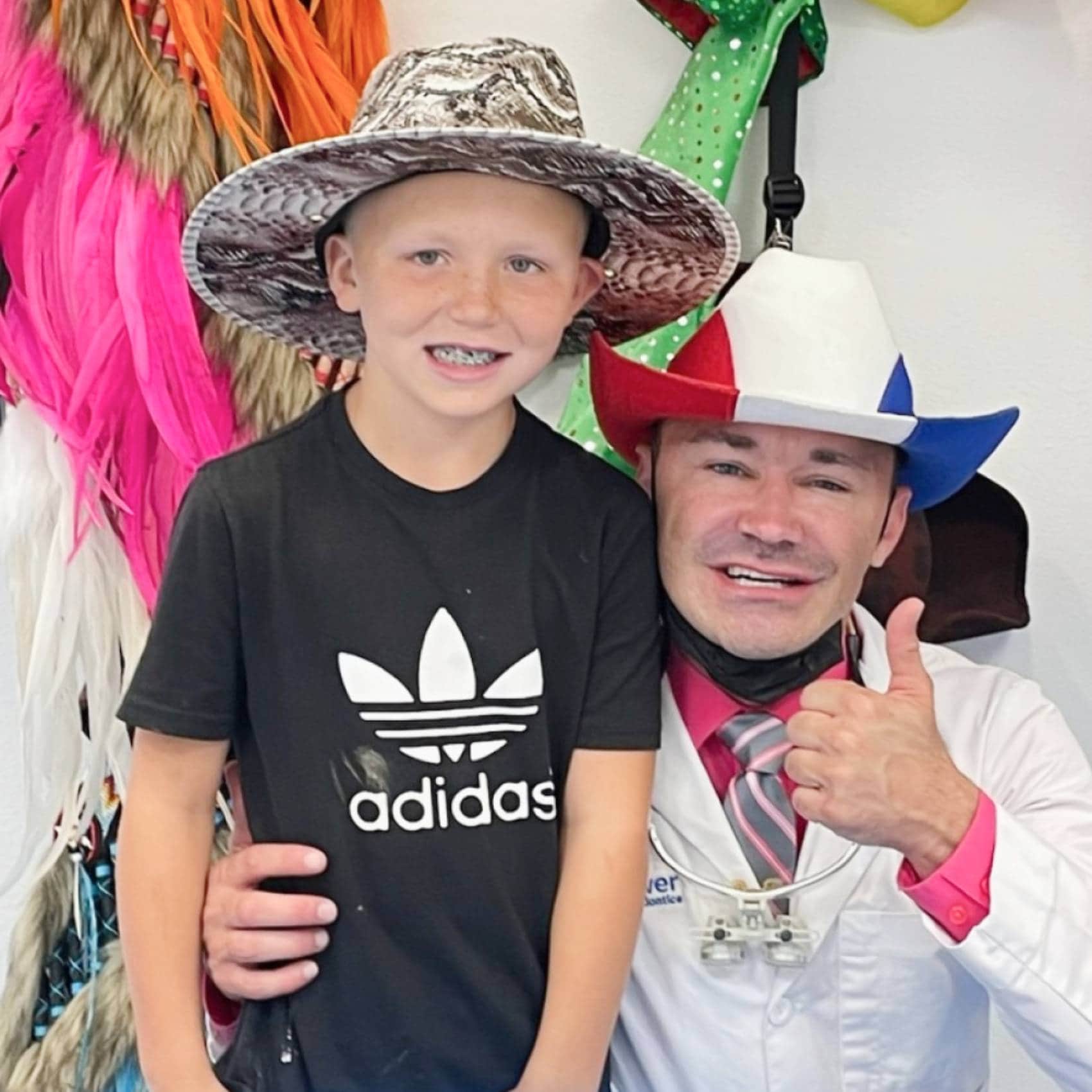 Dr. Tim with young patient